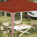 Pop-up partytent 288 x 288 x 245 cm Terracotta Oxford Stof