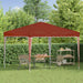 Pop-up partytent 288 x 288 x 245 cm Terracotta Oxford Stof