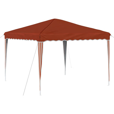 Pop-up partytent 288 x 288 x 245 cm Terracotta Oxford Stof