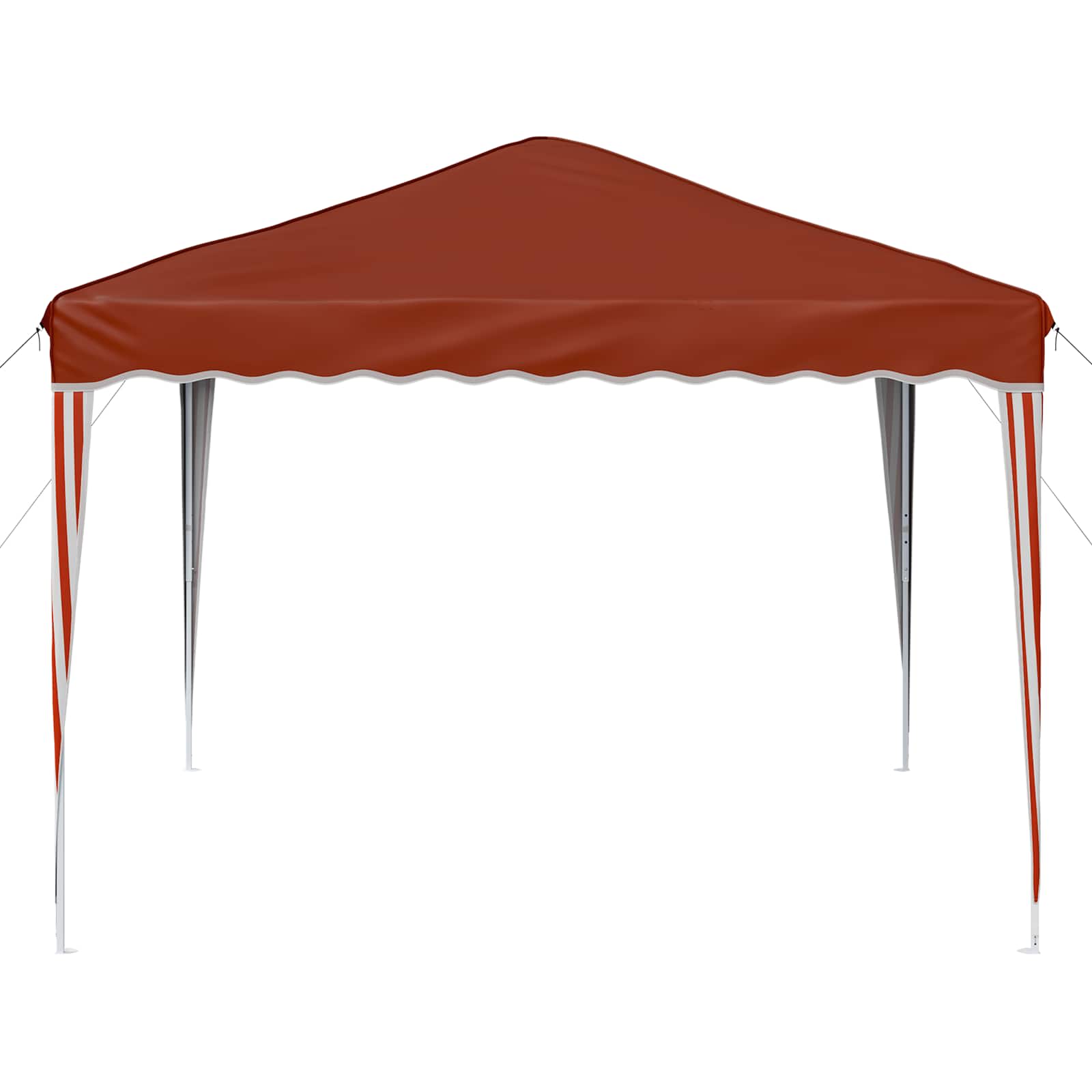 Pop-up partytent 288 x 288 x 245 cm Terracotta Oxford Stof