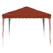 Pop-up partytent 288 x 288 x 245 cm Terracotta Oxford Stof