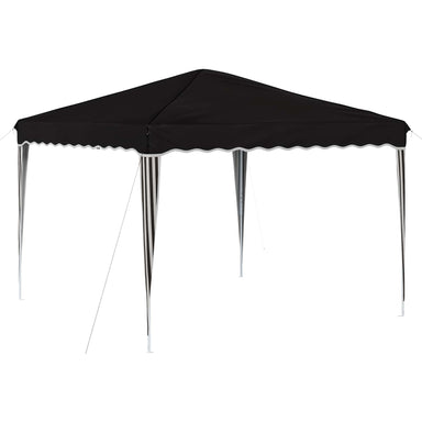 Pop-up partytent 288 x 288 x 245 cm Zwart Oxford Stof