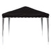 Pop-up partytent 288 x 288 x 245 cm Zwart Oxford Stof