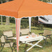 Pop-up partytent 288 x 288 x 245 cm Oranje Oxford Stof