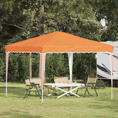 Pop-up partytent 288 x 288 x 245 cm Oranje Oxford Stof