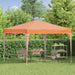 Pop-up partytent 288 x 288 x 245 cm Oranje Oxford Stof