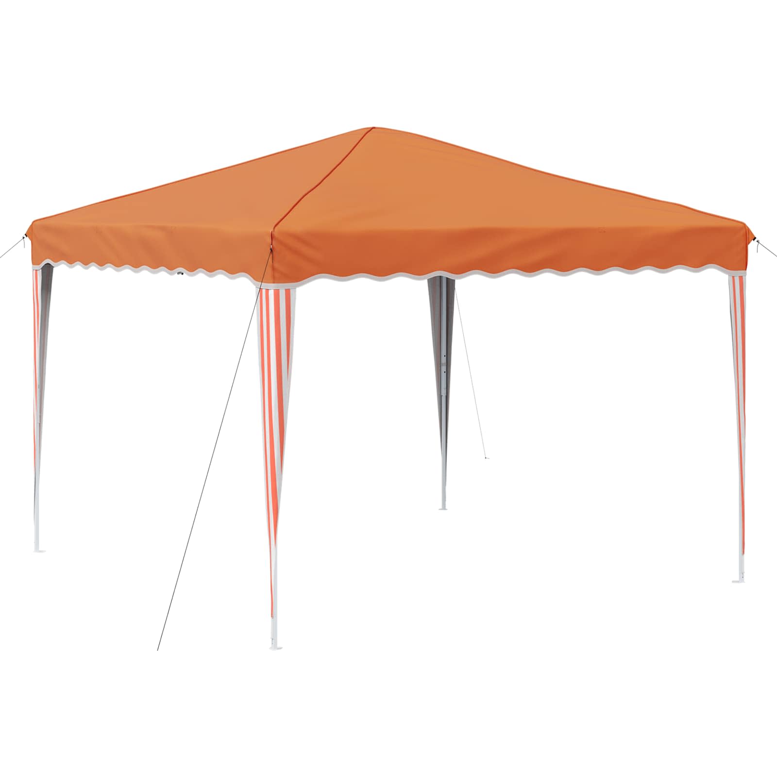 Pop-up partytent 288 x 288 x 245 cm Oranje Oxford Stof
