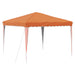 Pop-up partytent 288 x 288 x 245 cm Oranje Oxford Stof