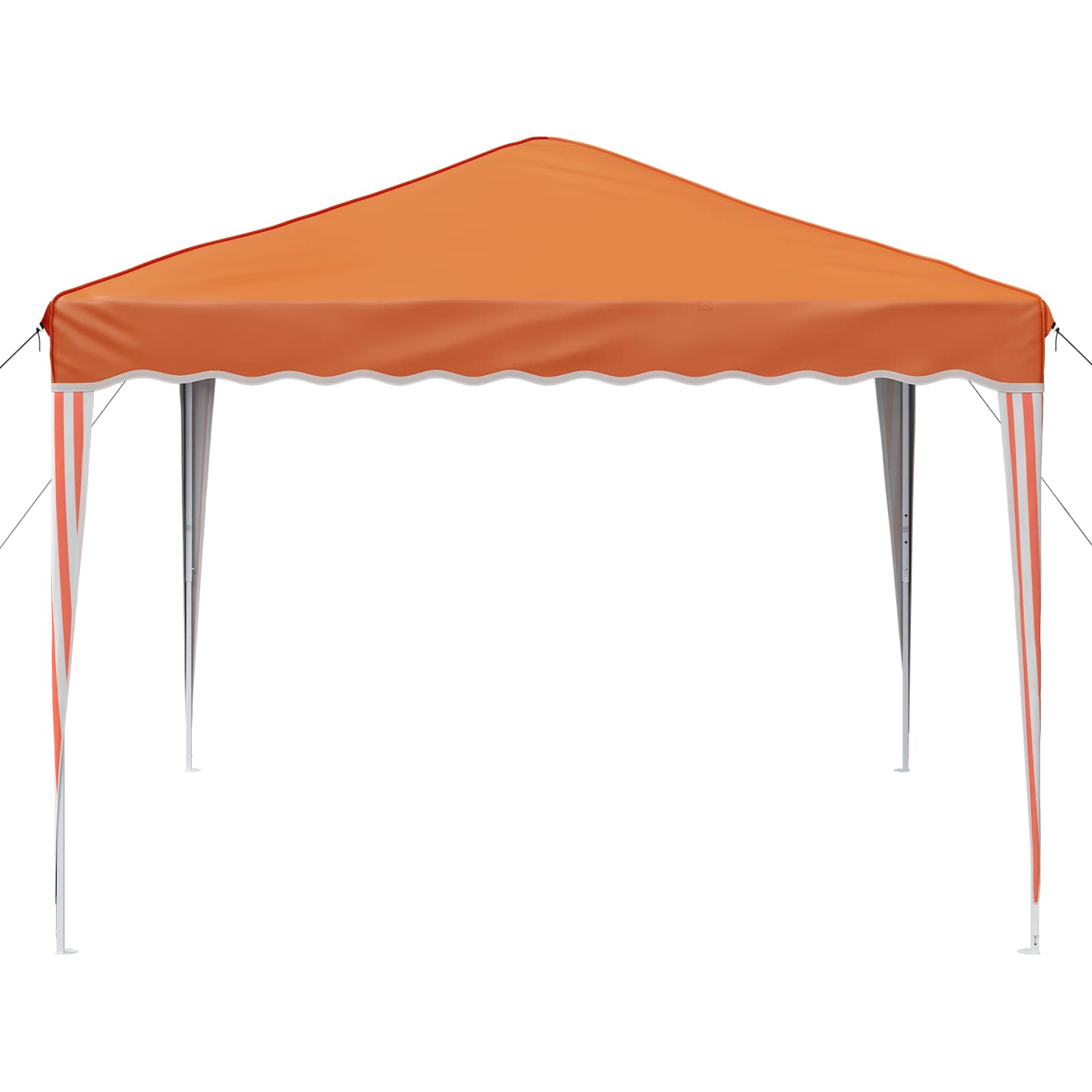 Pop-up partytent 288 x 288 x 245 cm Oranje Oxford Stof