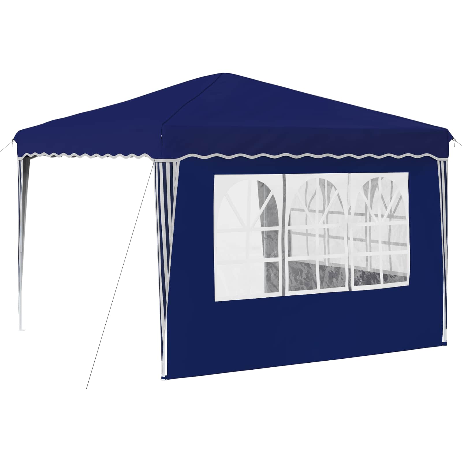 Pop-up partytent 288 x 288 x 245 cm Blauw Oxford Stof