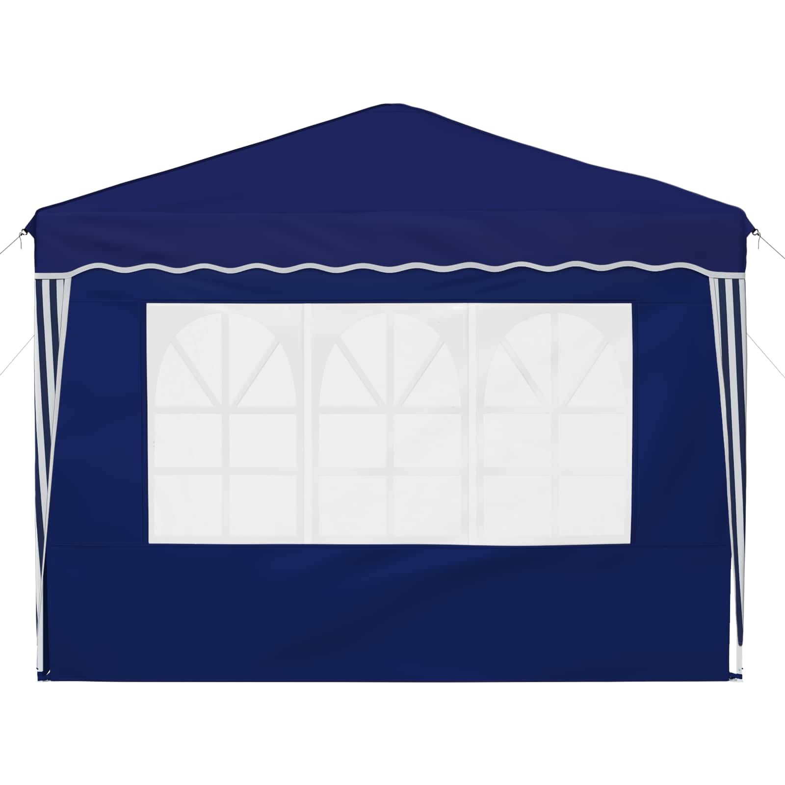 Pop-up partytent 288 x 288 x 245 cm Blauw Oxford Stof