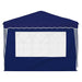 Pop-up partytent 288 x 288 x 245 cm Blauw Oxford Stof