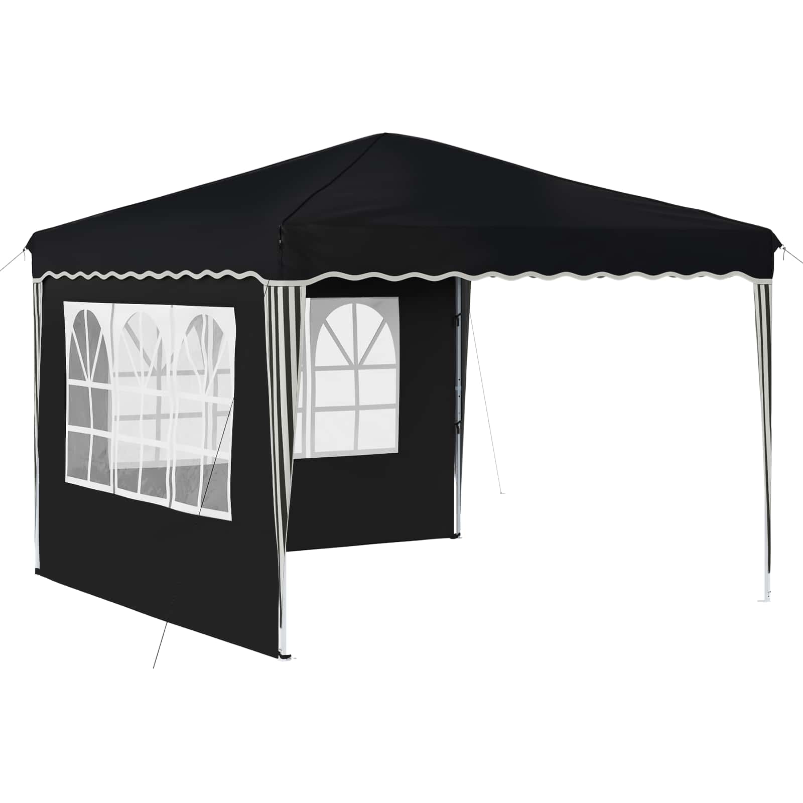 Pop-up partytent 288 x 288 x 245 cm Antracietkleurig