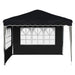 Pop-up partytent 288 x 288 x 245 cm Antracietkleurig