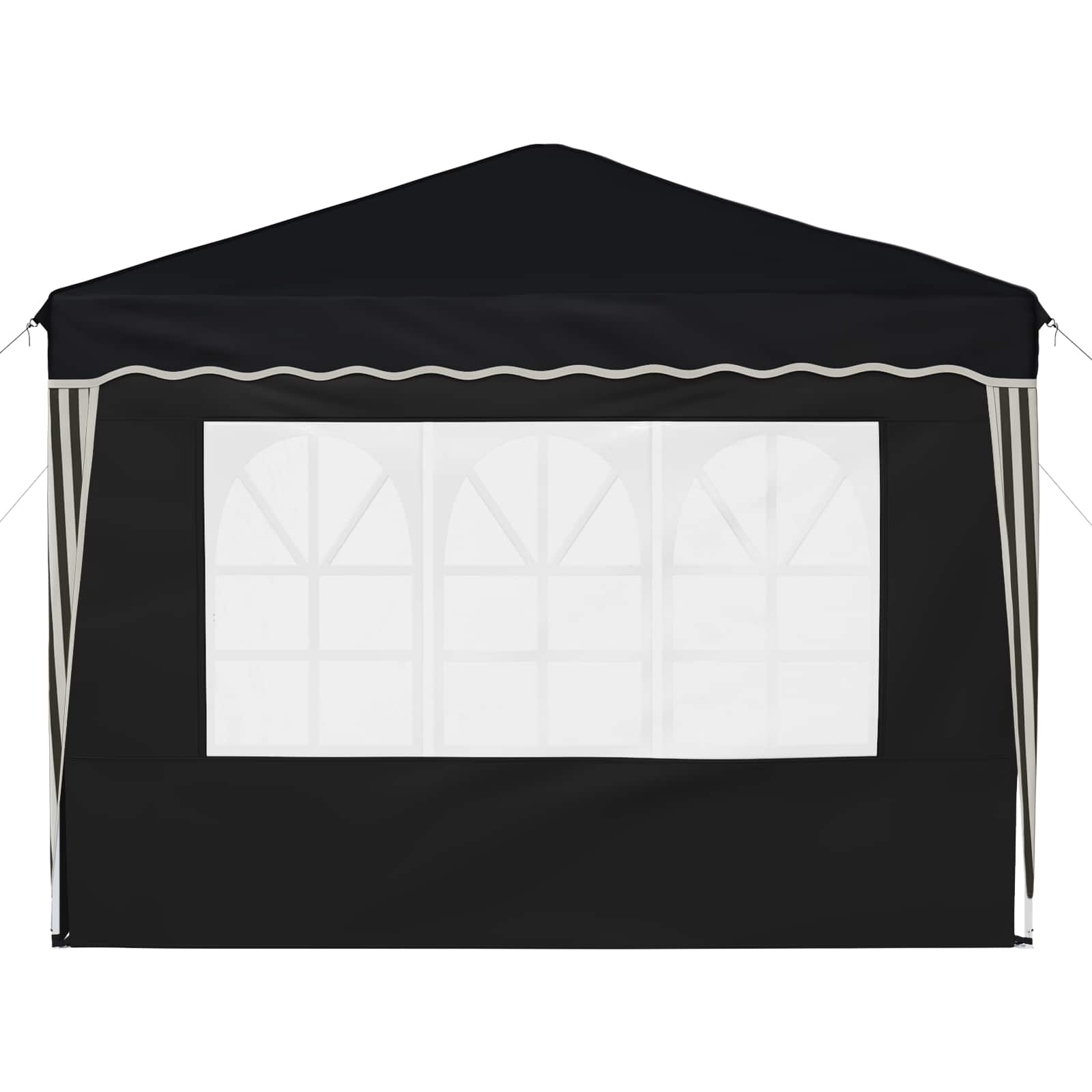 Pop-up partytent 288 x 288 x 245 cm Antracietkleurig