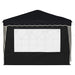 Pop-up partytent 288 x 288 x 245 cm Antracietkleurig