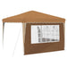 Pop-up partytent 288 x 288 x 245 cm Beige Oxford Stof