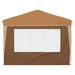 Pop-up partytent 288 x 288 x 245 cm Beige Oxford Stof