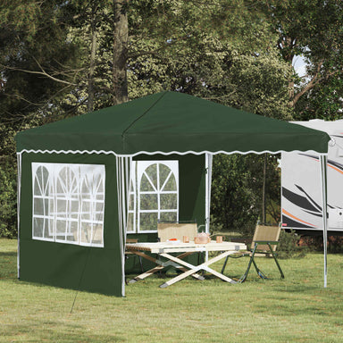 Pop-up partytent 288 x 288 x 245 cm Groen Oxford Stof