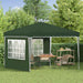 Pop-up partytent 288 x 288 x 245 cm Groen Oxford Stof