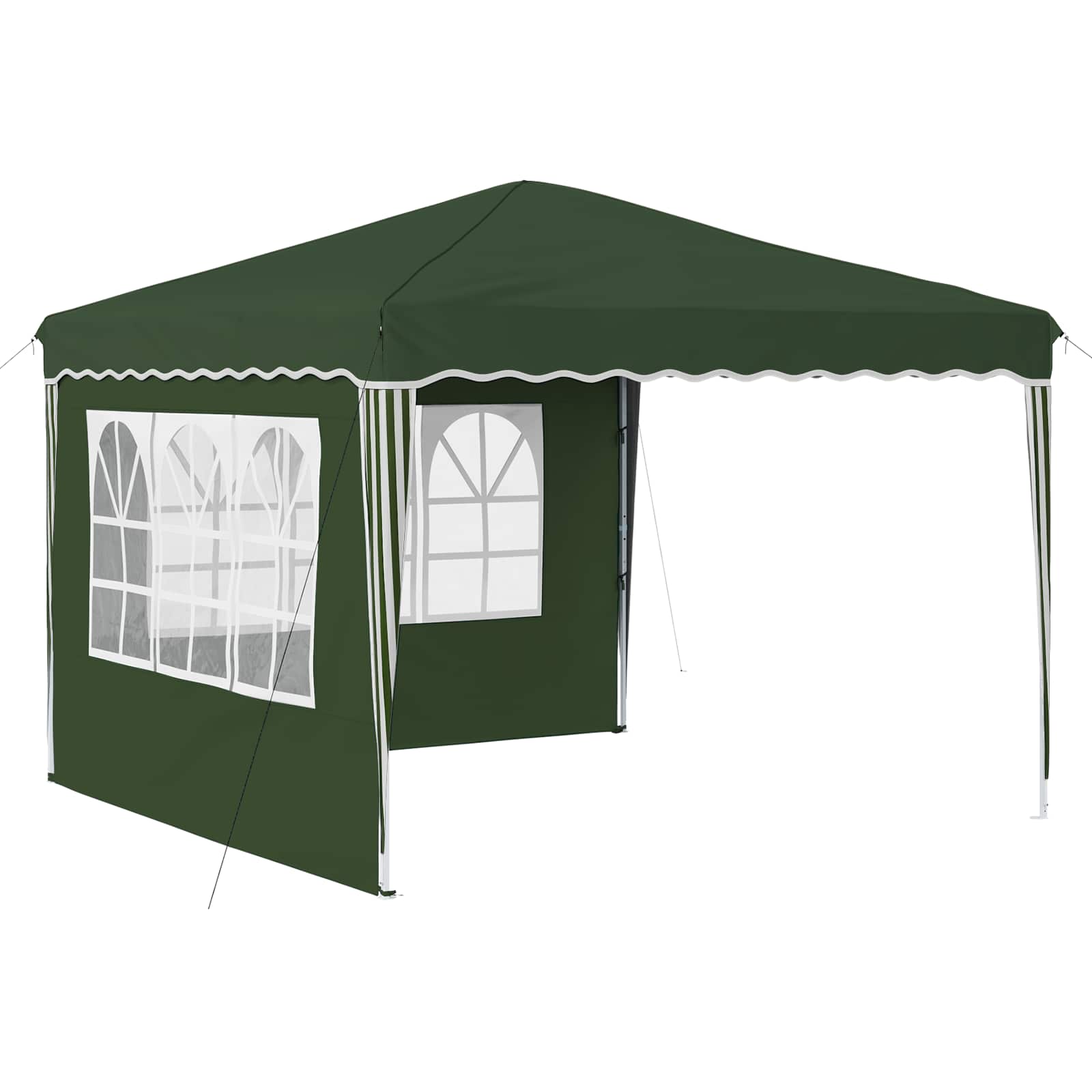 Pop-up partytent 288 x 288 x 245 cm Groen Oxford Stof