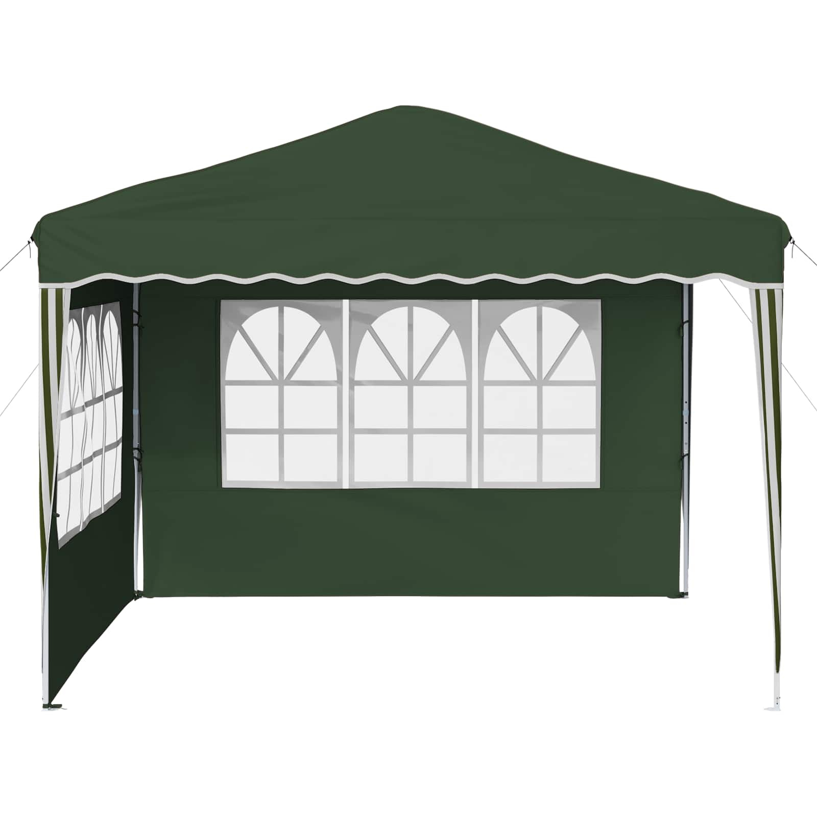 Pop-up partytent 288 x 288 x 245 cm Groen Oxford Stof