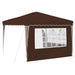 Pop-up partytent 288 x 288 x 245 cm Bruin Oxford Stof