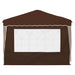 Pop-up partytent 288 x 288 x 245 cm Bruin Oxford Stof