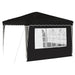 Pop-up partytent 288 x 288 x 245 cm Zwart Oxford Stof