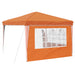 Pop-up partytent 288 x 288 x 245 cm Oranje Oxford Stof