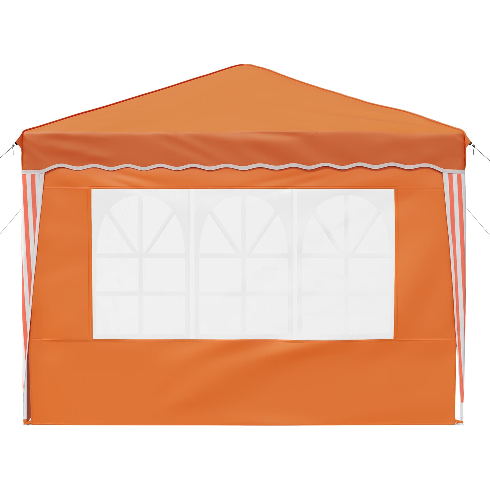 Pop-up partytent 288 x 288 x 245 cm Oranje Oxford Stof