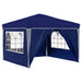 Pop-up partytent 288 x 288 x 245 cm Blauw Oxford Stof