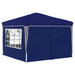 Pop-up partytent 288 x 288 x 245 cm Blauw Oxford Stof