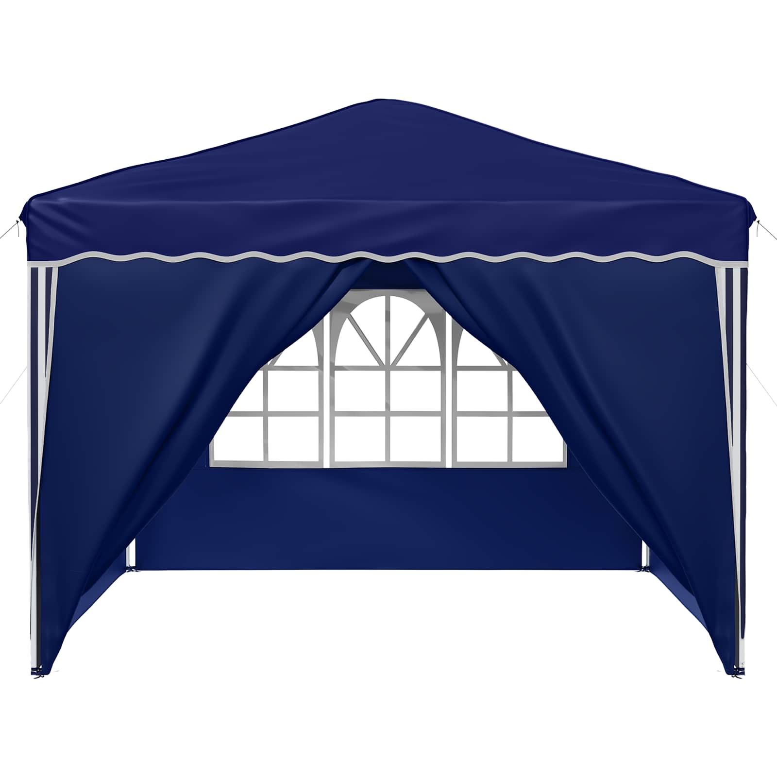 Pop-up partytent 288 x 288 x 245 cm Blauw Oxford Stof