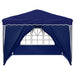 Pop-up partytent 288 x 288 x 245 cm Blauw Oxford Stof