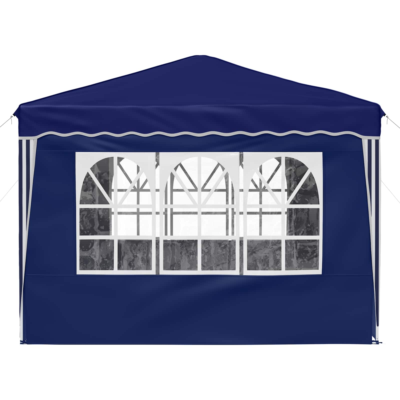 Pop-up partytent 288 x 288 x 245 cm Blauw Oxford Stof
