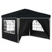 Pop-up partytent 288 x 288 x 245 cm Antracietkleurig