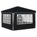 Pop-up partytent 288 x 288 x 245 cm Antracietkleurig