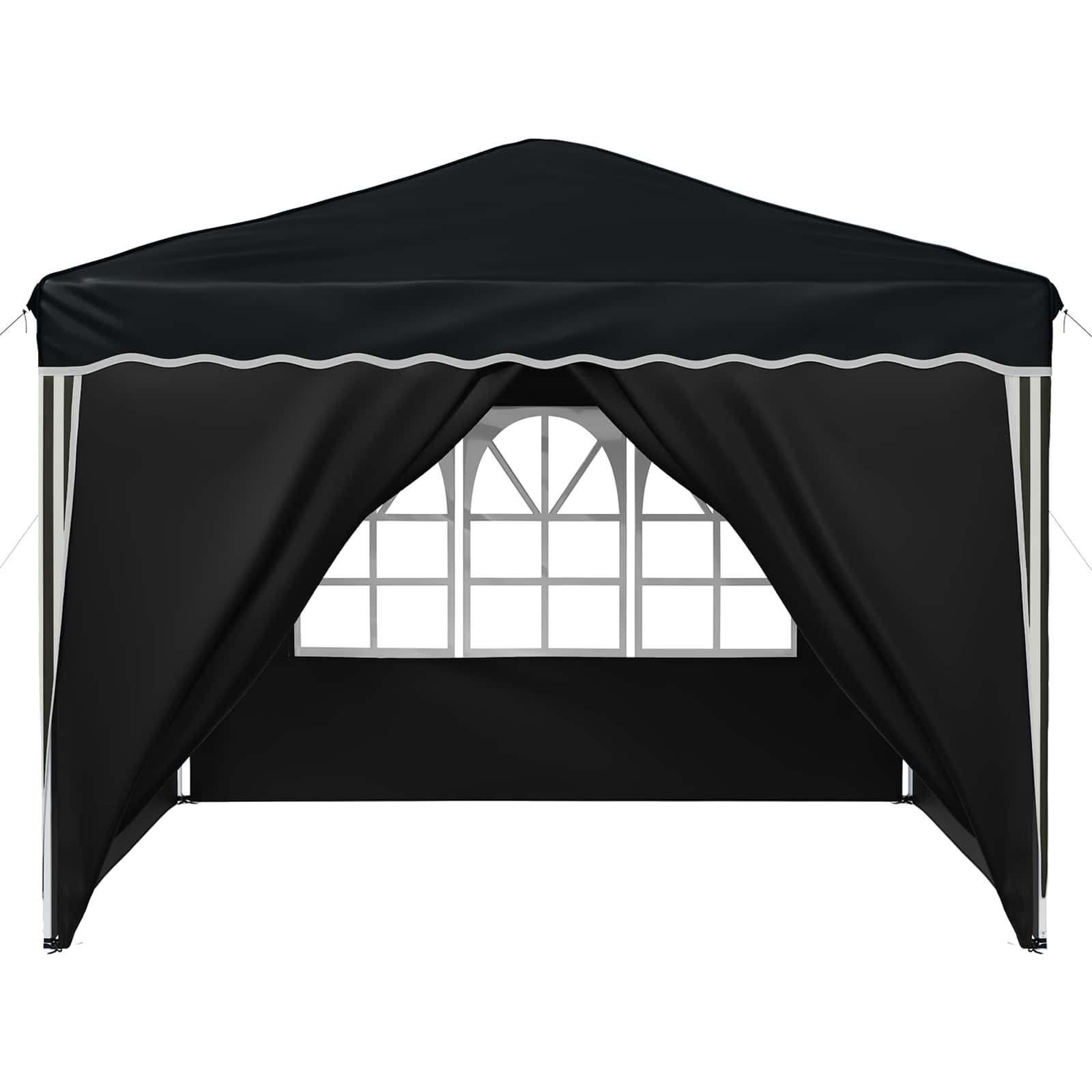 Pop-up partytent 288 x 288 x 245 cm Antracietkleurig
