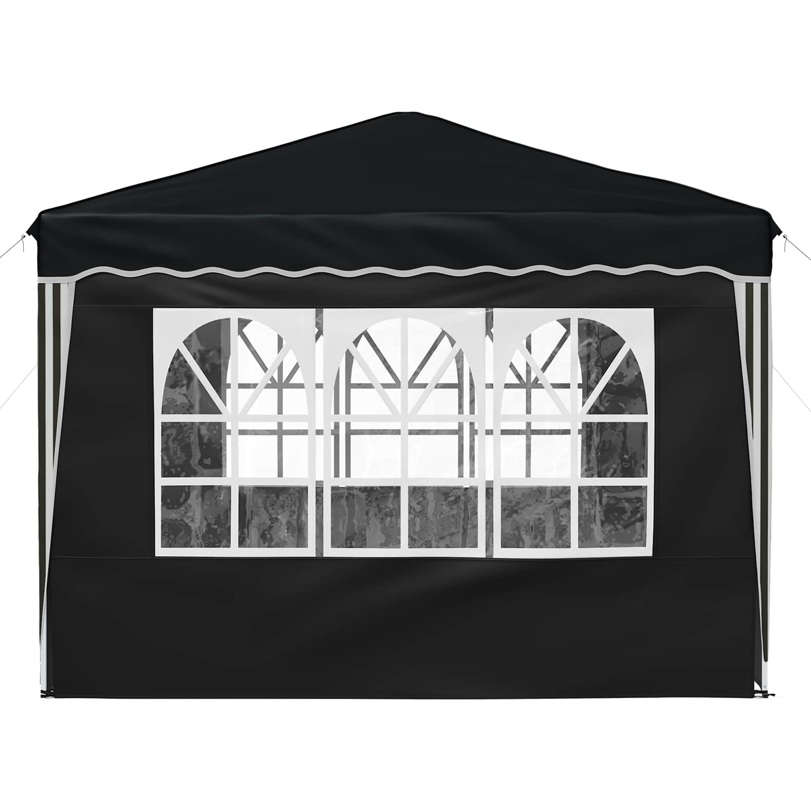Pop-up partytent 288 x 288 x 245 cm Antracietkleurig