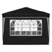 Pop-up partytent 288 x 288 x 245 cm Antracietkleurig