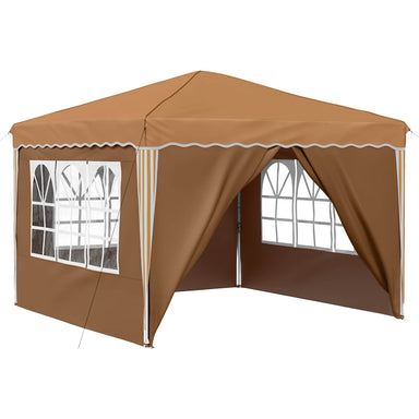 Pop-up partytent 288 x 288 x 245 cm Beige Oxford Stof