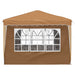 Pop-up partytent 288 x 288 x 245 cm Beige Oxford Stof