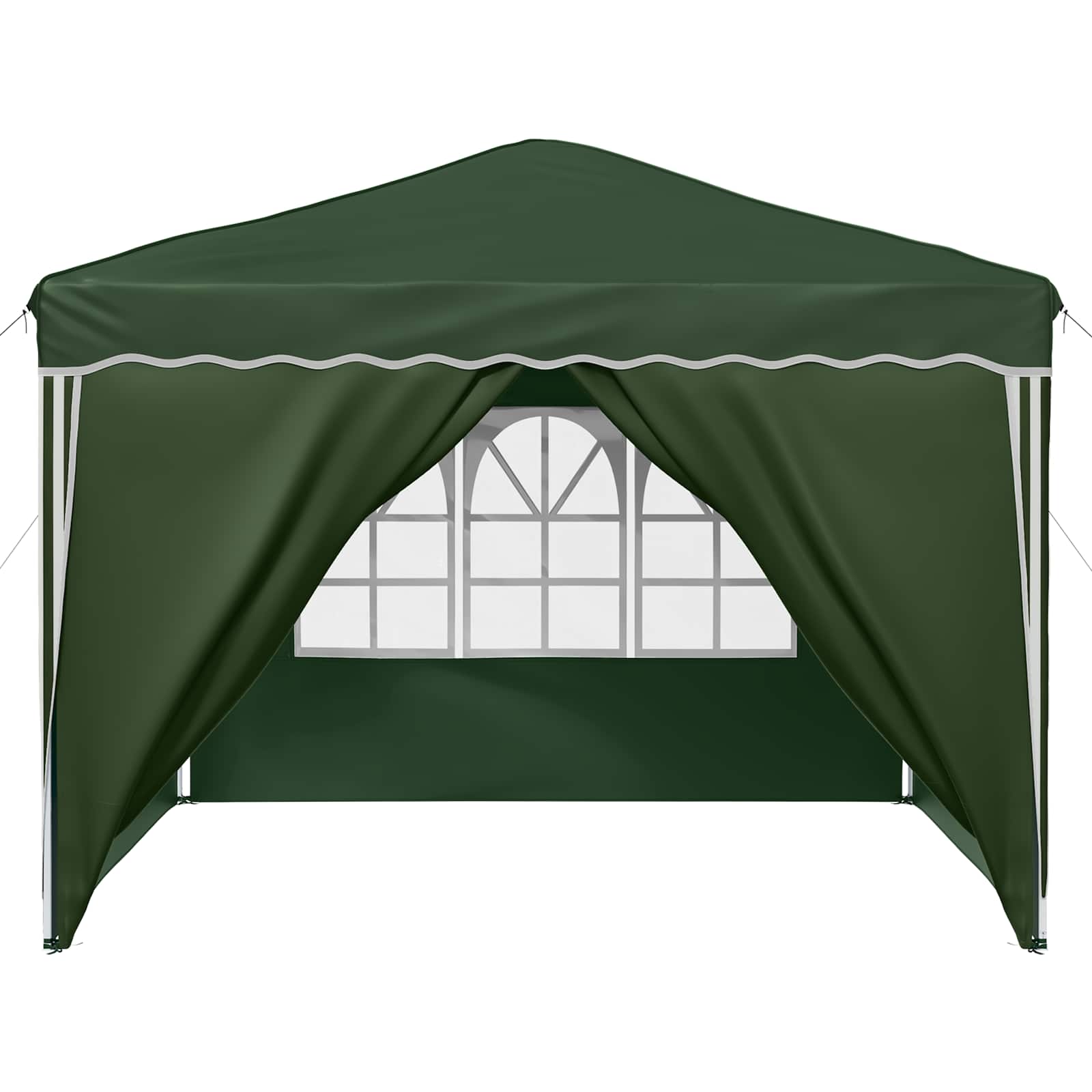 Pop-up partytent 288 x 288 x 245 cm Groen Oxford Stof