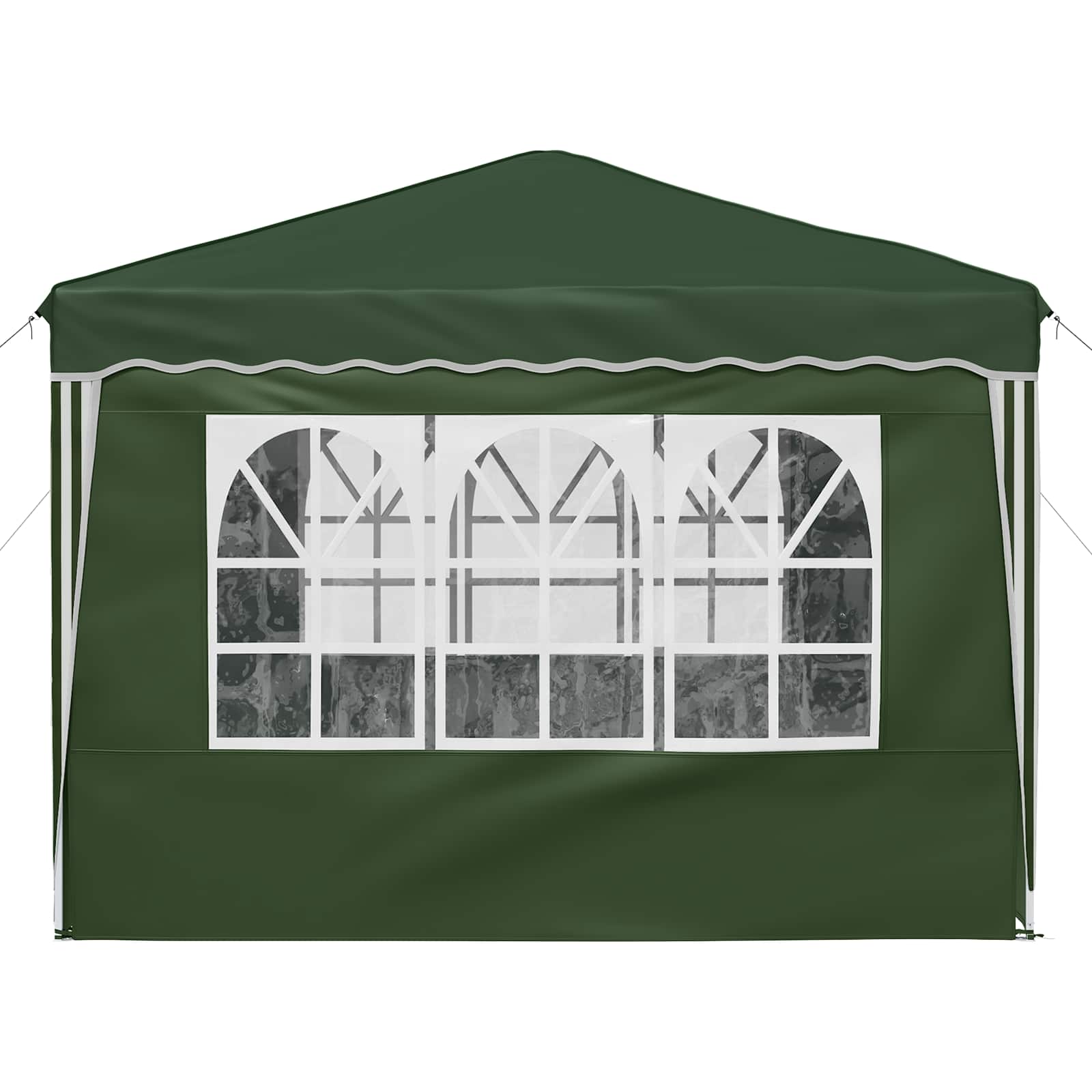 Pop-up partytent 288 x 288 x 245 cm Groen Oxford Stof