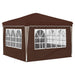 Pop-up partytent 288 x 288 x 245 cm Bruin Oxford Stof