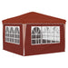 Pop-up partytent 288 x 288 x 245 cm Terracotta Oxford Stof