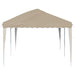 Pop-up partytent 575 x 290 x 245 cm Crèmekleurig