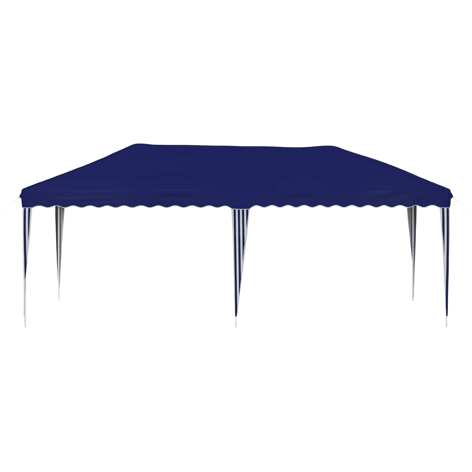 Pop-up partytent 575 x 290 x 245 cm Blauw