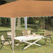 Pop-up partytent 575 x 290 x 245 cm Beige
